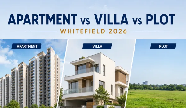 Featured Image of Apartment vs Villa vs Plot in Whitefield 2026